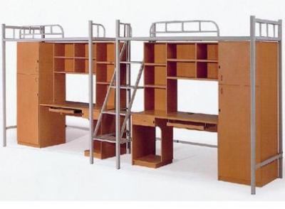 永固-D001钢木质双连体公寓床